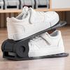 Yousheng 2Pcs Double Layer Shoe Tray Storage Holder Height Adjustable Anti-Slip Design Strong Load-bearing High Heels Shoe Organizers