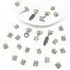 26pcs Hair Braiding Hollow Out Hair Ring Dread Locks Hair Braid Tubes Dreadlocks Beads  Men