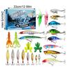 2024 Christmas Advent Calendar Countdown Calendar 24 Days Fishing Lure Set Bait Suitable for Christmas Gifts for Fishermen
