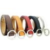 Women's Vintage Fashion Round Buckle Leather Wide Belt