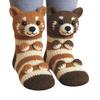 1 Pair Cartoon Animal Cotton Socks Soft Sleeping Socks Fashion Floor Socks for Christmas Holiday Home Gifts