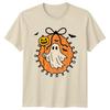 Retro Ghost Pumpkin TShirt Cute Ghost Halloween Gift For Him And Her