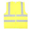 Reflecterend Vest met Mesh Veiligheidsharnas Fietsvest met Grid Fluorescerend Geel