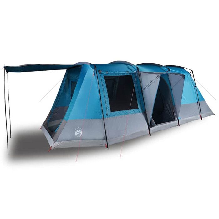 VidaXL Tunnel Camping Tent 4 Person Blue Waterproof, Tent, Camping Shelter, Garden Shelter, Garden Tent, Shelter 94629