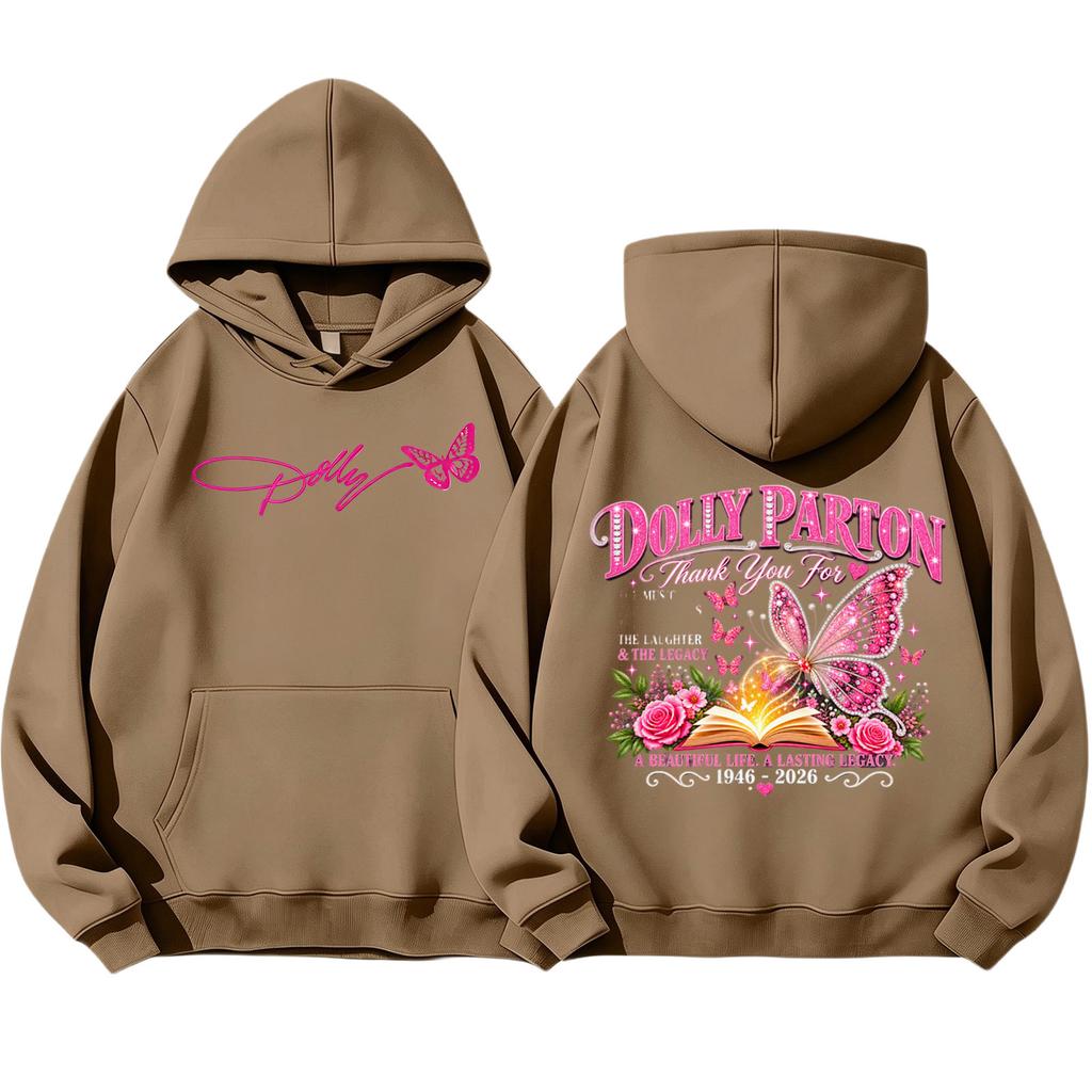 Unisex Lightweight Printed Long Sleeve Pullover Hoodie