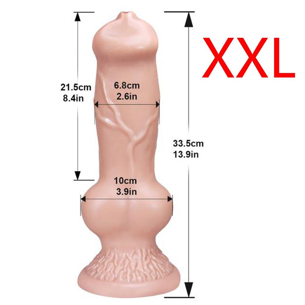 Realistic Dog Dildo Big Butt Anal Plug Vaginal Masturbation Adult Dildos Sex Toys for Male and Female Huge Monster Horses Penis