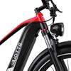DUOTTS F26 Lite 48V 500W Electric Bike for Adults, 26"x4.0" Fat Tire E-Bike, 45-90km Range, Shimano 7-Speed, Black Red/Silver White
