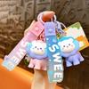 3D Cartoon Lion Keychain Cute Resin Animal Hanging Bag Charm for Purse Backpack