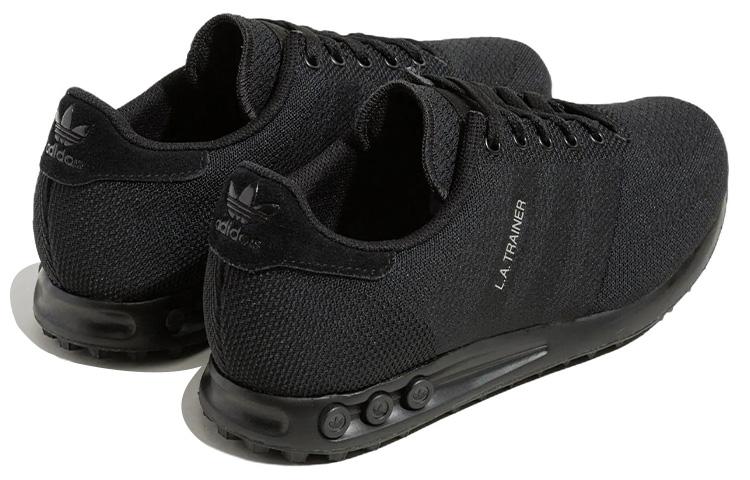 La Trainer Adidas Originals Weave 'Triple Black' S78340
