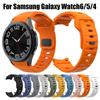 No Gaps Sport Silicone Strap For Samsung Watch 4 6 Classic 47mm 43 42 46mm Bracelet Galaxy Watch 4 5 6 5Pro 45mm 40mm 40mm Band