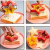 Sandwich and Cookie Cutter Set for Kids Fun Shape Bread Crust Removers Heart Dinosaur Star and More for Snacks and Baking Tools