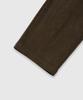 LEMAIN SECOND Single-Pleat Wide Corduroy Elastic Pants [Brown]