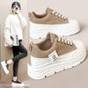 Fashion Shoes for Women Autumn Trend New Woman Flats Shoes Chunky Lace-up Soft-sole Casual Sneakers Female Vulcanized Shoe Walking Shoe