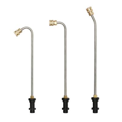 A25F-Washer Rod Adapter Kit For High Pressure Cleaning Nozzle Includes 30 Degree/90 Degree/U Shaped Type Accessories Fit