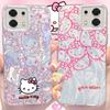 Sanrio Hello Kitty Camlet Case for Xiaomi Redmi Note 13 12 Pro Plus 12S 11S 5G 11 10 9 4G 13C 12C 10C 9C A3 A2 A1 Hard Cover