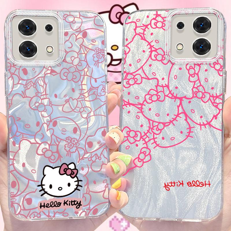 Sanrio Hello Kitty Camlet Case for Xiaomi Redmi Note 13 12 Pro Plus 12S 11S 5G 11 10 9 4G 13C 12C 10C 9C A3 A2 A1 Hard Cover