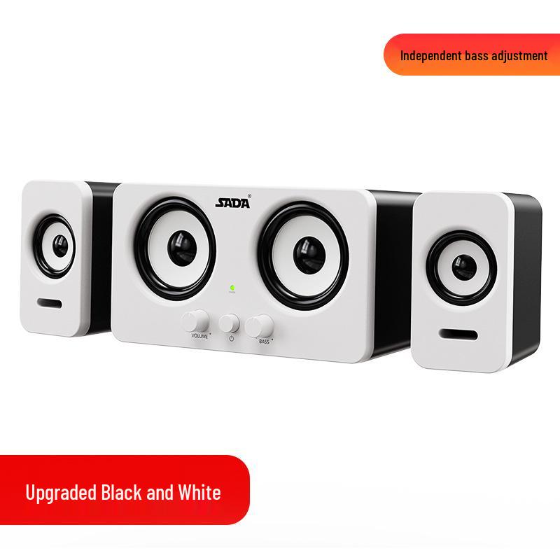 

Универсальная мультимедийная Bluetooth проводная USB настольная колонка с сабвуфером