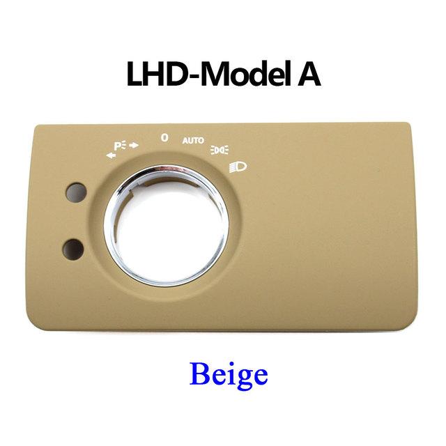 Interior Front Head Lamp Headlight Switch Button Panel Cover Replacement For Mercedes Benz W164 ML GL 300 350 450 500 2005-2011