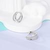 New 925 Silver Sparkling Zircon Simplicity Women Earrings Brilliant Wedding Engagement Star Earrings Jewelry Gift