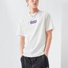 Li Ning Logo Print Comfortable Breathable Versatile Short Sleeve T-Shirt Men Tops Off-White AHSUC51-3