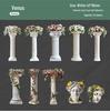 RetroStory Roman Column Sticker Pack: 6 Styles, 10 Sheets - Venus Journal and European Retro Decoration Stickers.