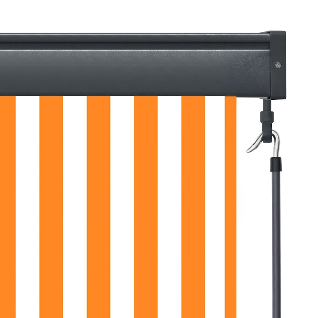 External Roller Blind, 140X250 Cm, White-Orange