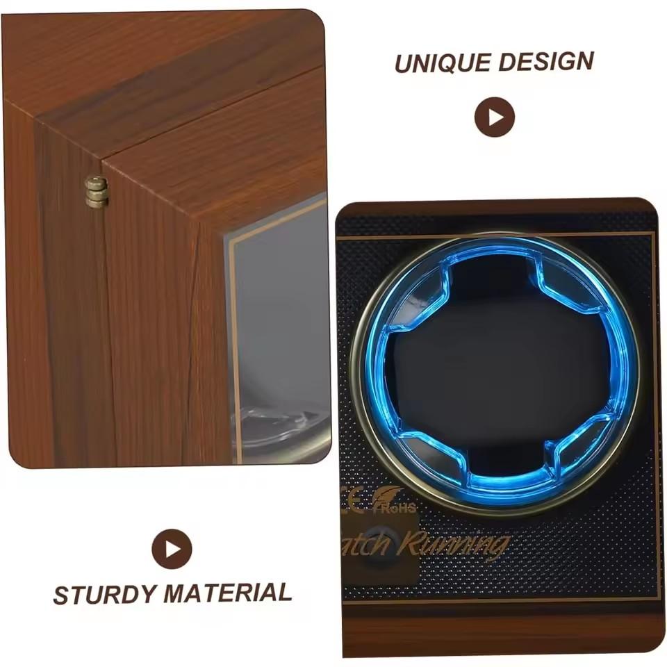 Black walnut single table vertical automatic mechanical watch watch shaker electric watch box meter shaker unisex