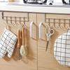1 Stainless Steel Storage Hook, with 5 Storage Hooks, Kitchen Storage Hook, Kitchen Cabinet Door Behind The Hook, Behind The Door Storage Artifacts