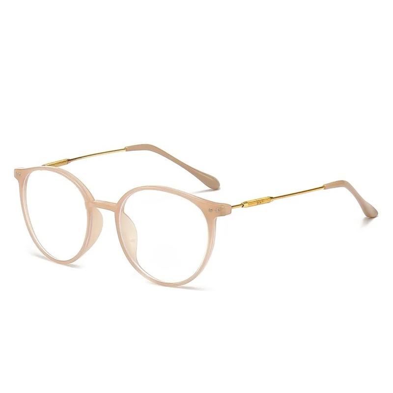 

Retro Round Frame HD Anti Blue Light Prescription Glasses Neutral New Comfortable Prescription Glasses Single Version&1.56&Anti Blue Ray золотой