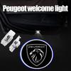 2Pcs Car Door Logo Welcome Light Laser Projector Lamp For 407 508 2008 5008 307 308 3008 206 207 208 107 Car Accessories