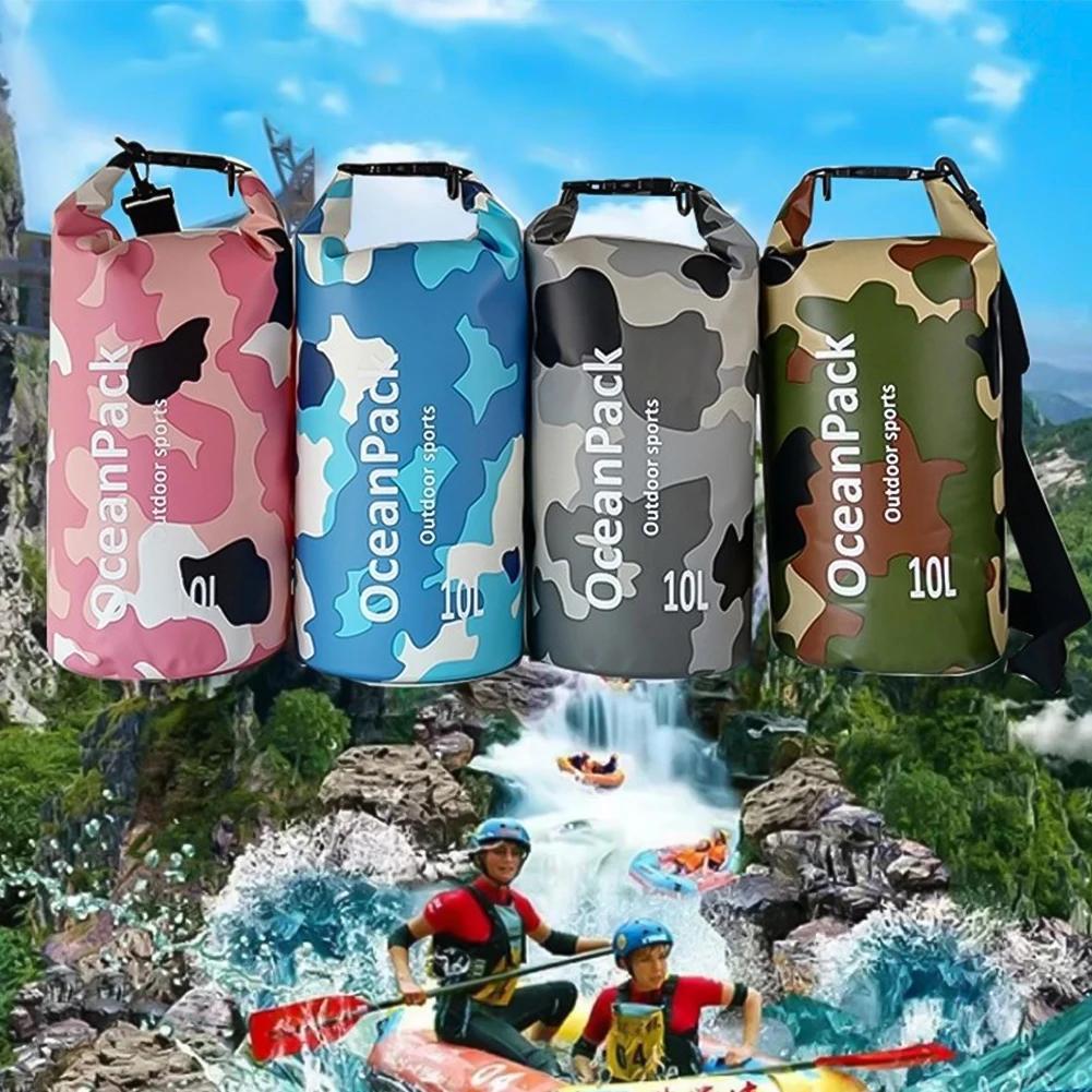 2/5/10L Dry Bag Touch Screen Waterproof Bags For Trekking Drifting Rafting Surfing kayak Outdoor Sports Bags Camping Equipment