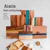 Acacia Wood & Resin Spliced Cutting Board