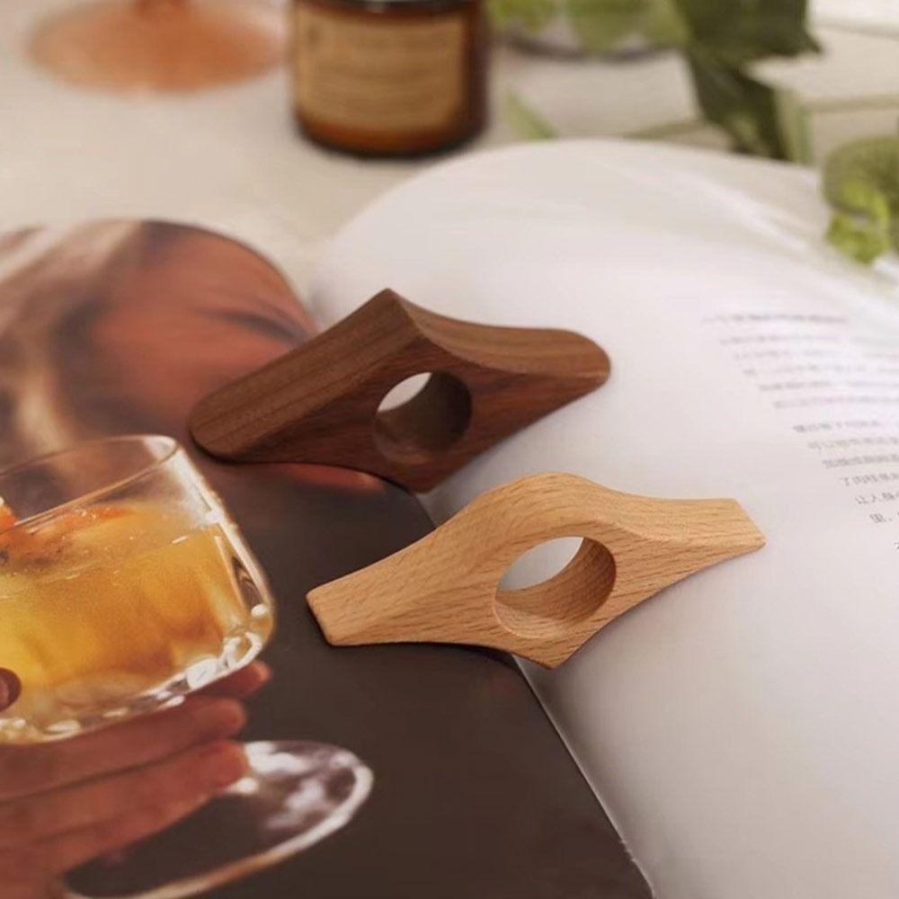 One Hand Reading Thumb Bookmark Wooden Book Page Holder Bookmarks  Book Lovers/Students