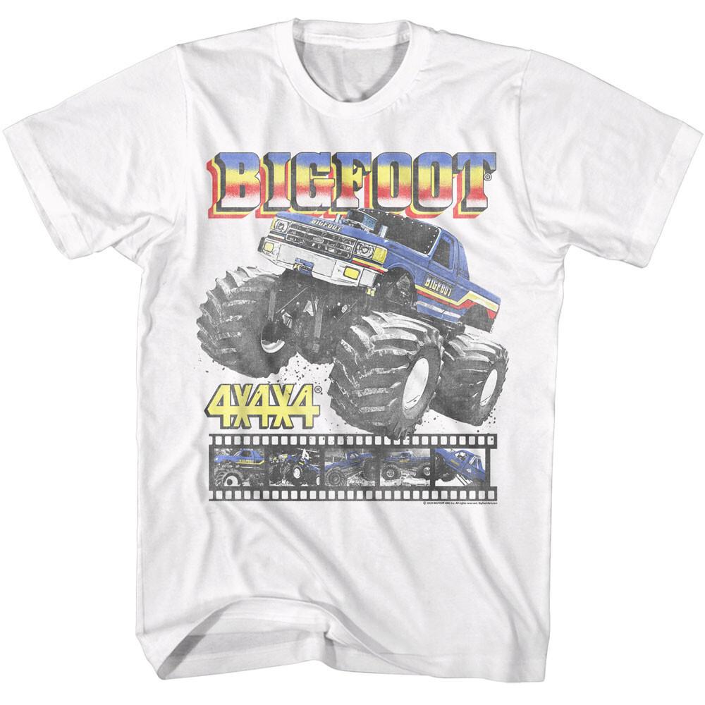 Bigfoot The Original Monster Truck Film Reel 4x4x4 Men T Shirt XXXXL