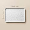 Rectangular Plastic Vanity Tray Bathroom Organizer Perfume Tray Stackable Makeup Organizer Cosmetic Storage Box Desk Accessories