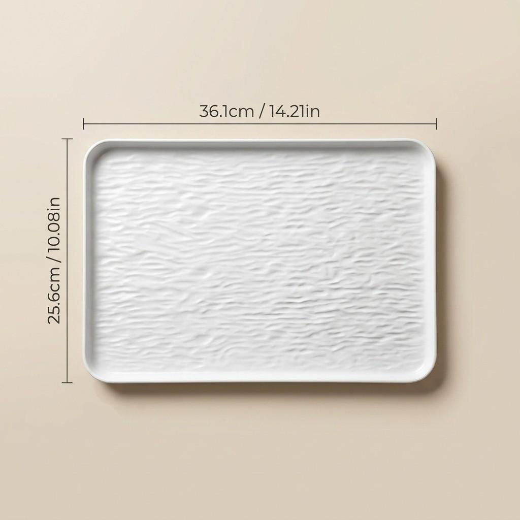 Rectangular Plastic Vanity Tray Bathroom Organizer Perfume Tray Stackable Makeup Organizer Cosmetic Storage Box Desk Accessories