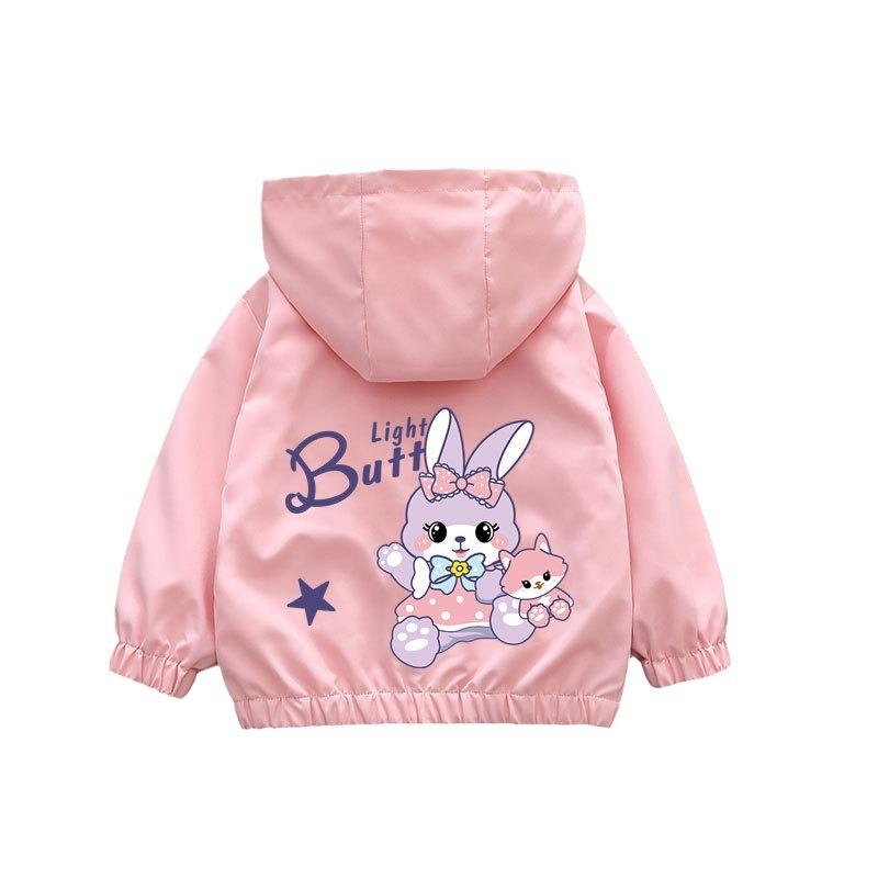 Mädchen Mode Dünne Mantel 2025 Frühling und Herbst Kinder Casual Zipper Jacke Jungen Lose Trenchcoat