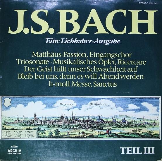 

LP Record ERNST HAEFLIGER, CHRISTIANE JACCOTT - J.S. Bach, Eine Liebhaber-Ausgabe, 2565043 Archiv Produkti 1975 Germany Classical Used