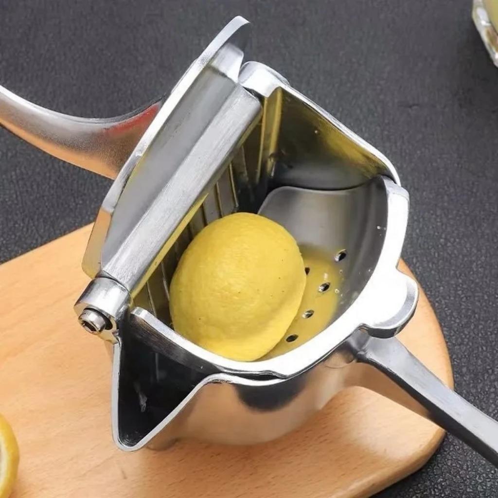 Durable Aluminum Manual Citrus Juicer - Perfect For Oranges, Lemons & More | Essential Kitchen Gadget Portable Juicer