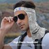 Elastic Sun Protection Headband for The Neck Lengthened Brim UV Protection Headscarf  Cycling