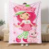 Strawberry Shortcake'S Cute Moment Blanket Soft Warm Cozy Throw  Blanket for Office Chair Sofa Couch Office Bed Picnics Warmthful Decor Gifts Y2