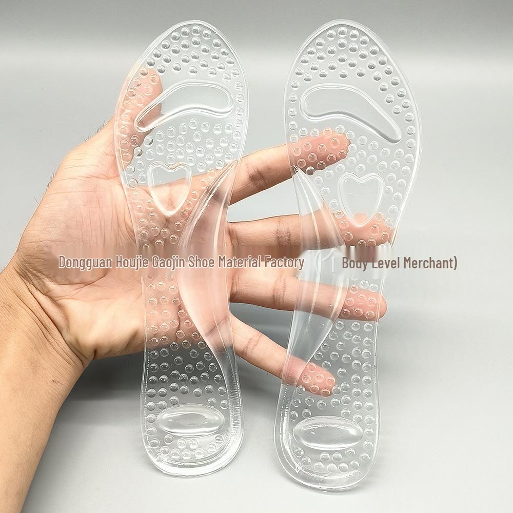 

Женские стельки с семиточечной поддержкой свода стопы и амортизацией для коррекции плоскостопия Adult One Size прозрачный