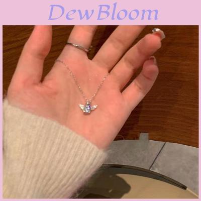 Exquisite Angel Crown Necklace For Women Alloy Material Beautiful Design