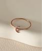 Judien 14K 18K Crescent Layered Thin Rings