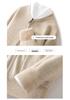 2024 Men's Thick Wool Sweater Coat: Casual Round Neck Zip-Up Cardigan Baseball Jacket
