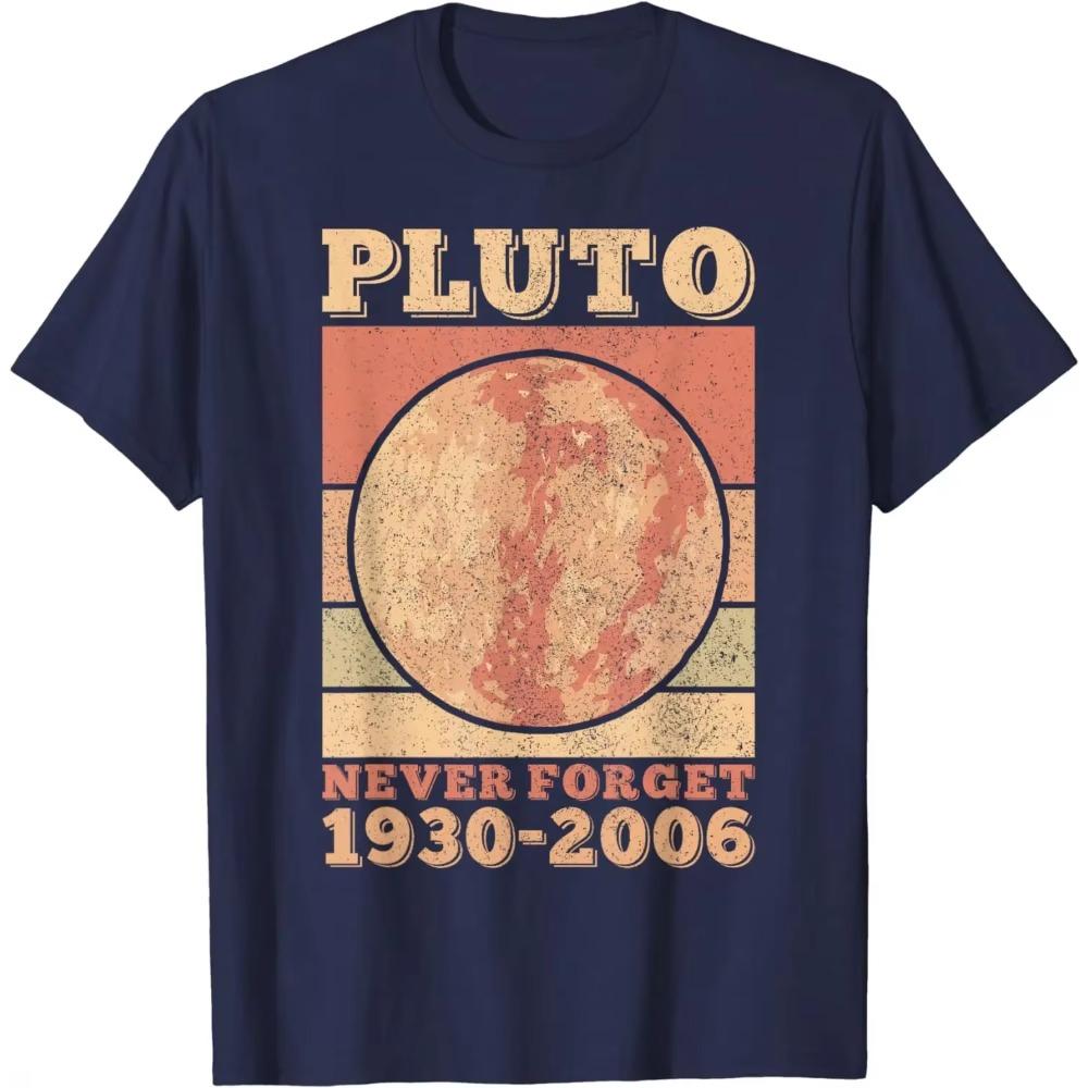 Pluto Never Forget Space Science Astronomy Men Women Funny T-Shirt