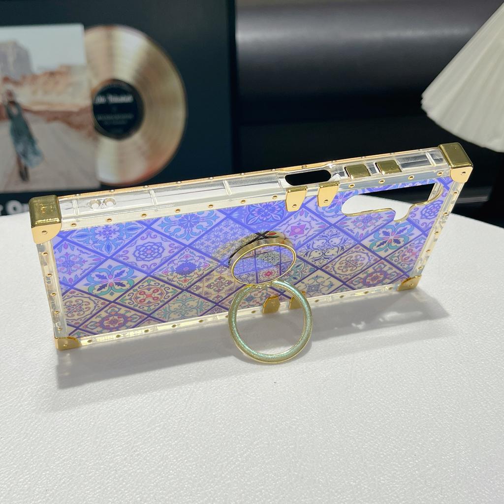 For Samsung Galaxy A16 5G/A16 4G Case Ethnic Style Pattern Electroplating TPU+PC Phone Cover with Kickstand