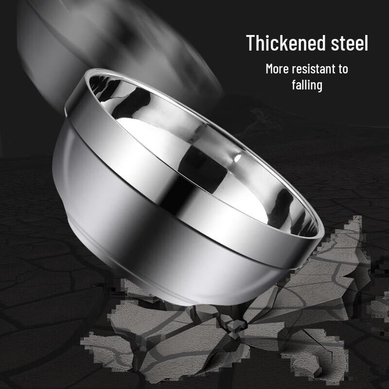 304 Stainless Steel Double-Layer Insulated Bowl