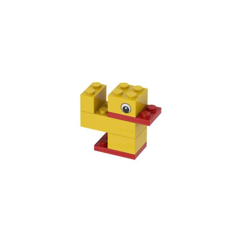 Duck Creating Pieces Playthings Bricks DIY Baby Carriage Youngsters Gifts Custom Build perfect gift for special occasions