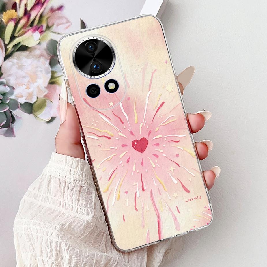 Für Huawei Nova 13 Hülle Nova12 BLK-AL00 Neue Luxus Bemalte Abdeckung Weiche Silikon Handyhülle Für Huawei Nova 12 Pro Nova13 Pro Taschen